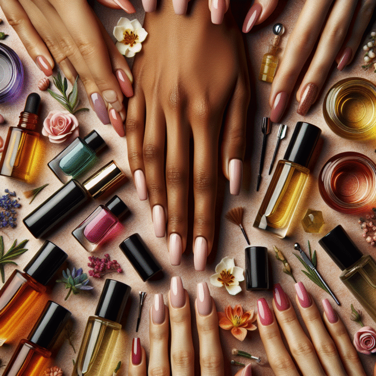 Óleos essenciais para hidratação de unhas