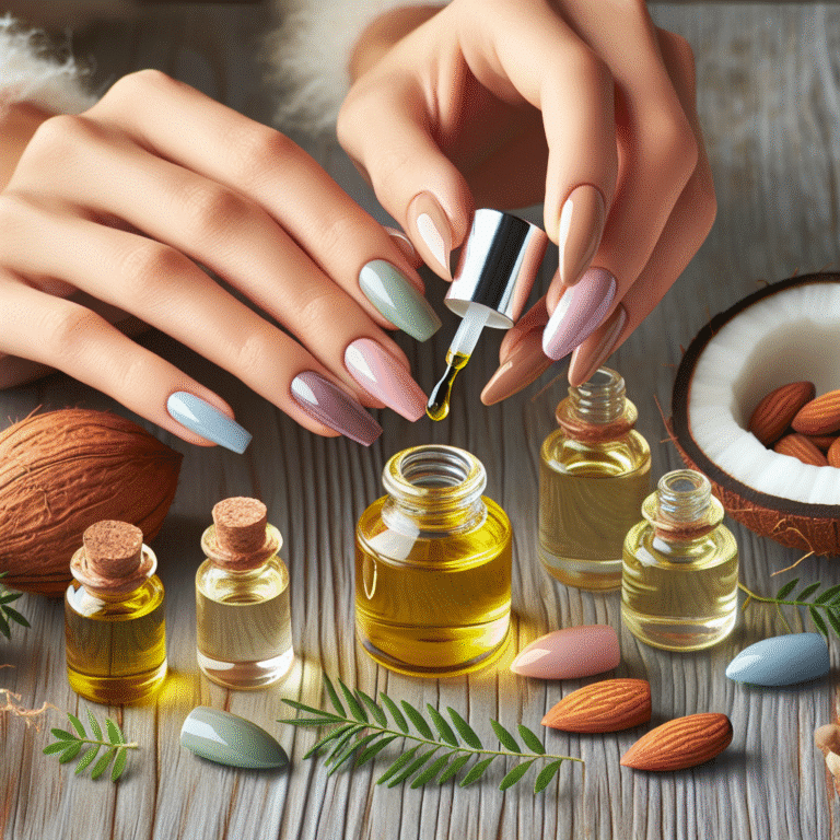 Como fortalecer unhas com óleos naturais