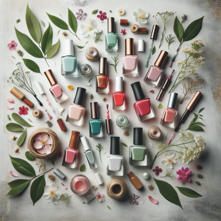 Tendências de esmaltes à base de ingredientes naturais e orgânicos
