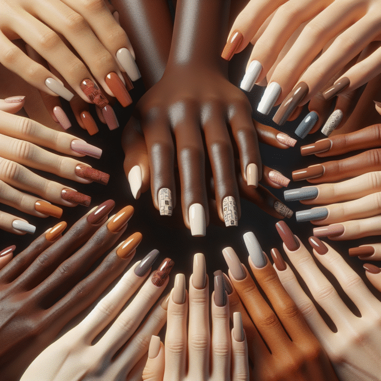 Estilos de manicure saudável e natural em 2025