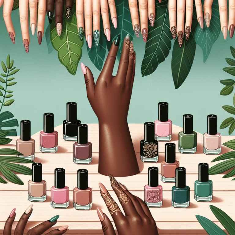 Tendências de manicure orgânica e sustentável