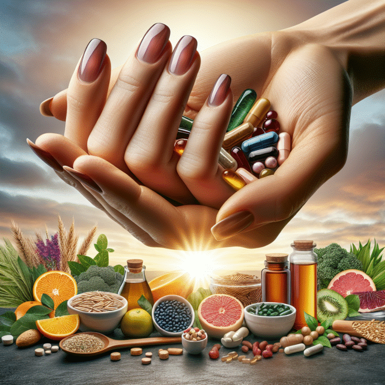 Fortalecimento de unhas com vitaminas e minerais