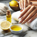 Fortalecimento de unhas usando limão e azeite