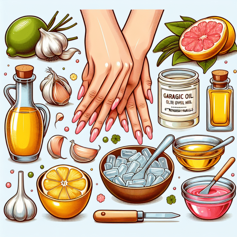 Máscaras naturais para unhas frágeis
